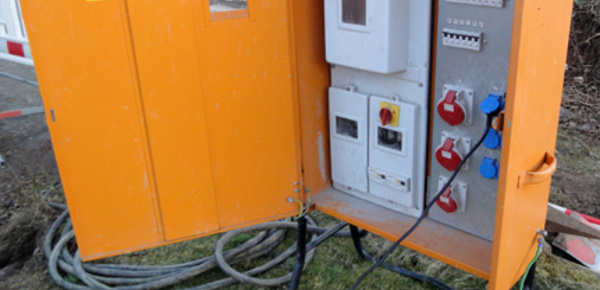 Baustrom bei Elektroservice Elmar Baumgart in Güntersleben