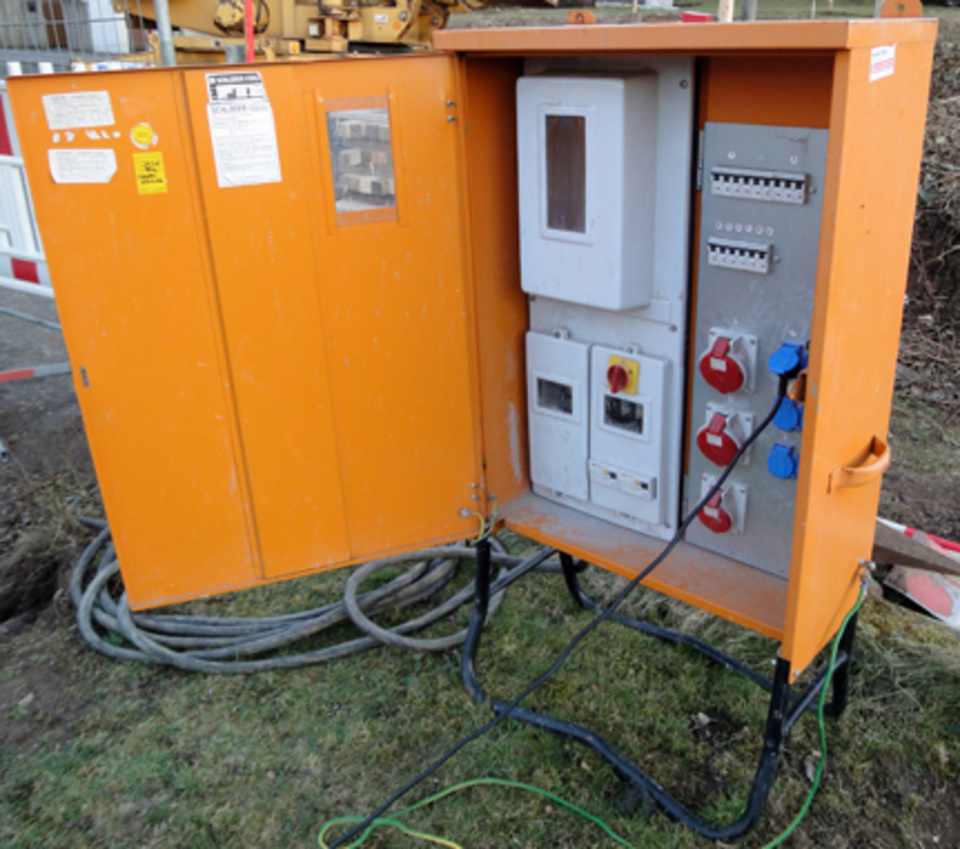Baustromkasten bei Elektroservice Elmar Baumgart in Güntersleben