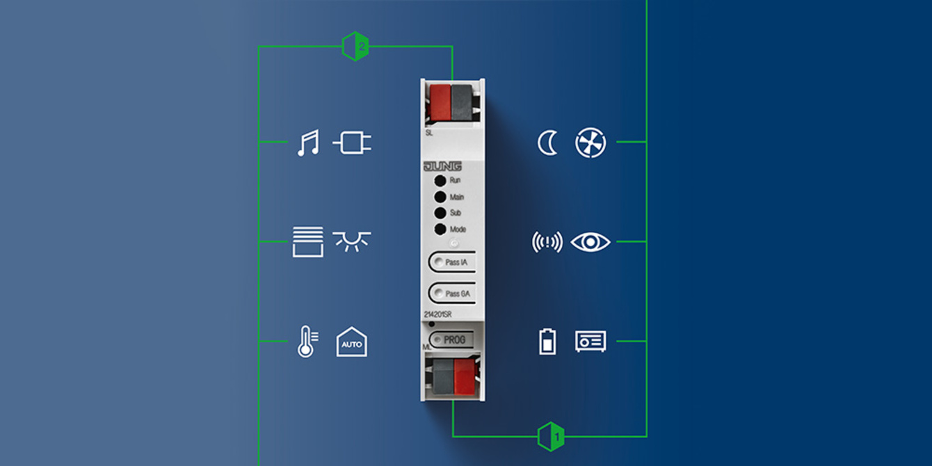 KNX Bereichs- und Linienkoppler bei Elektroservice Elmar Baumgart in Güntersleben